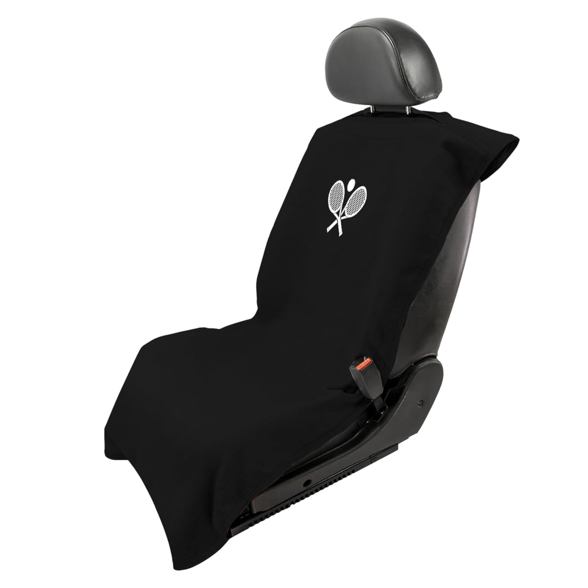 Seat Cover – SA100TRCQB Black 'Tennis Racquet', Black