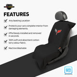 Seat Cover – Chevrolet Corvette C8, Black