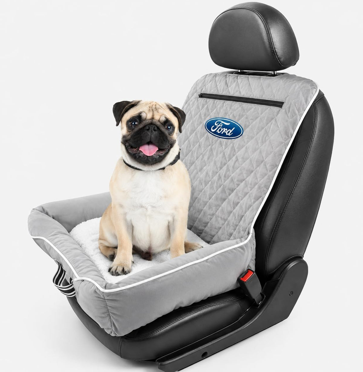Seat Armor Pet Bed – Ford, Gray — stitch preview