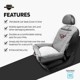 Seat Armor Pet Bed – Chevrolet Corvette C5 Dog Car, Gray