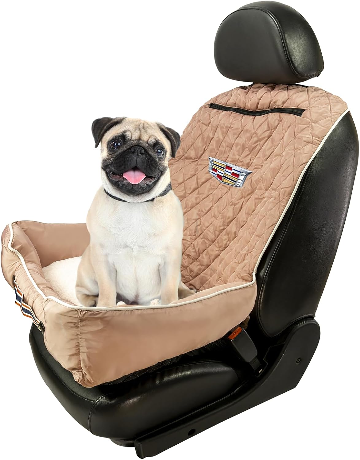 Seat Armor Pet Bed – Cadillac, Tan — stitch preview