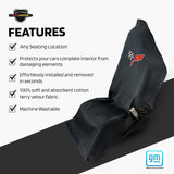 Seat Armor Seat Cover – Jeep Corvette C6, Black