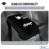 Console Cover – Jeep Wrangler, Black