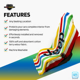 Seat Cover – MULTIPLE STRIPE Jeep Logo