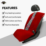 Seat Cover – British Flag, Red