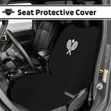 Seat Armor Seat Cover – SA100TRCQB Black 'Tennis Racquet', Black