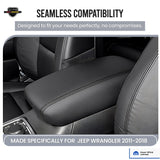 Console Cover – Jeep Wrangler 2011-2014, Black