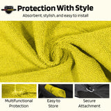 Towel2GO – Jeep Car, Yellow
