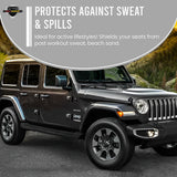 Towel2GO – Jeep Letters Full Back, Gray