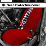 Seat Cover – British Flag, Red