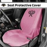Seat Cover – Tennis Racquet, Pink