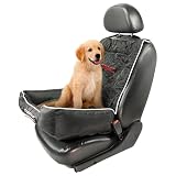 Seat Armor Pet Bed – GMC Dog Car, Black — stitch preview