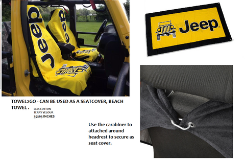 Jeep Beach Towel Golf Cart Seat Towel SeatArmour