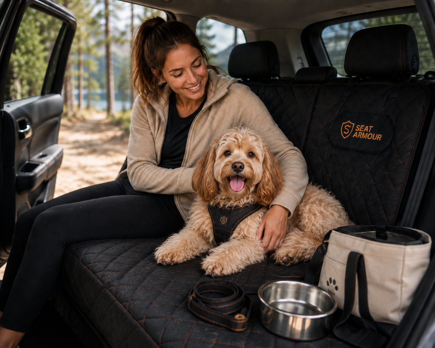 Seat Armour with a pet